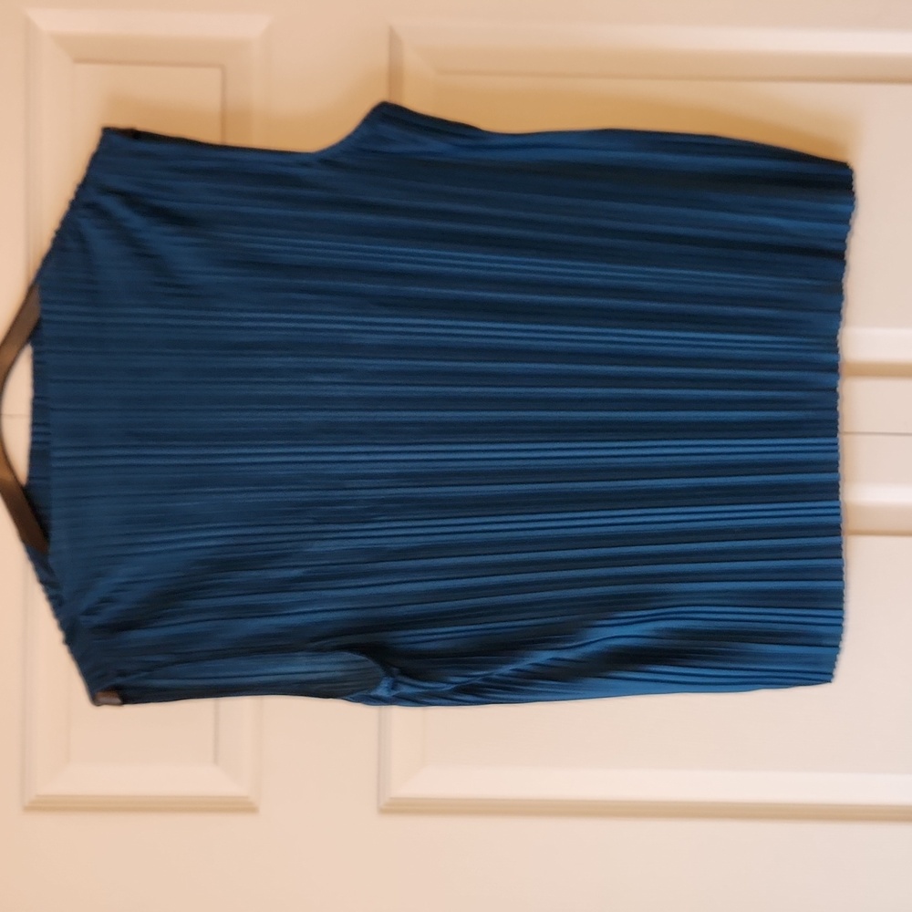 Calvin Klein - Teal Ribbed Sleeveless Top - XL